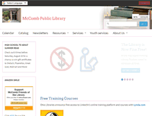 Tablet Screenshot of mccombpl.org